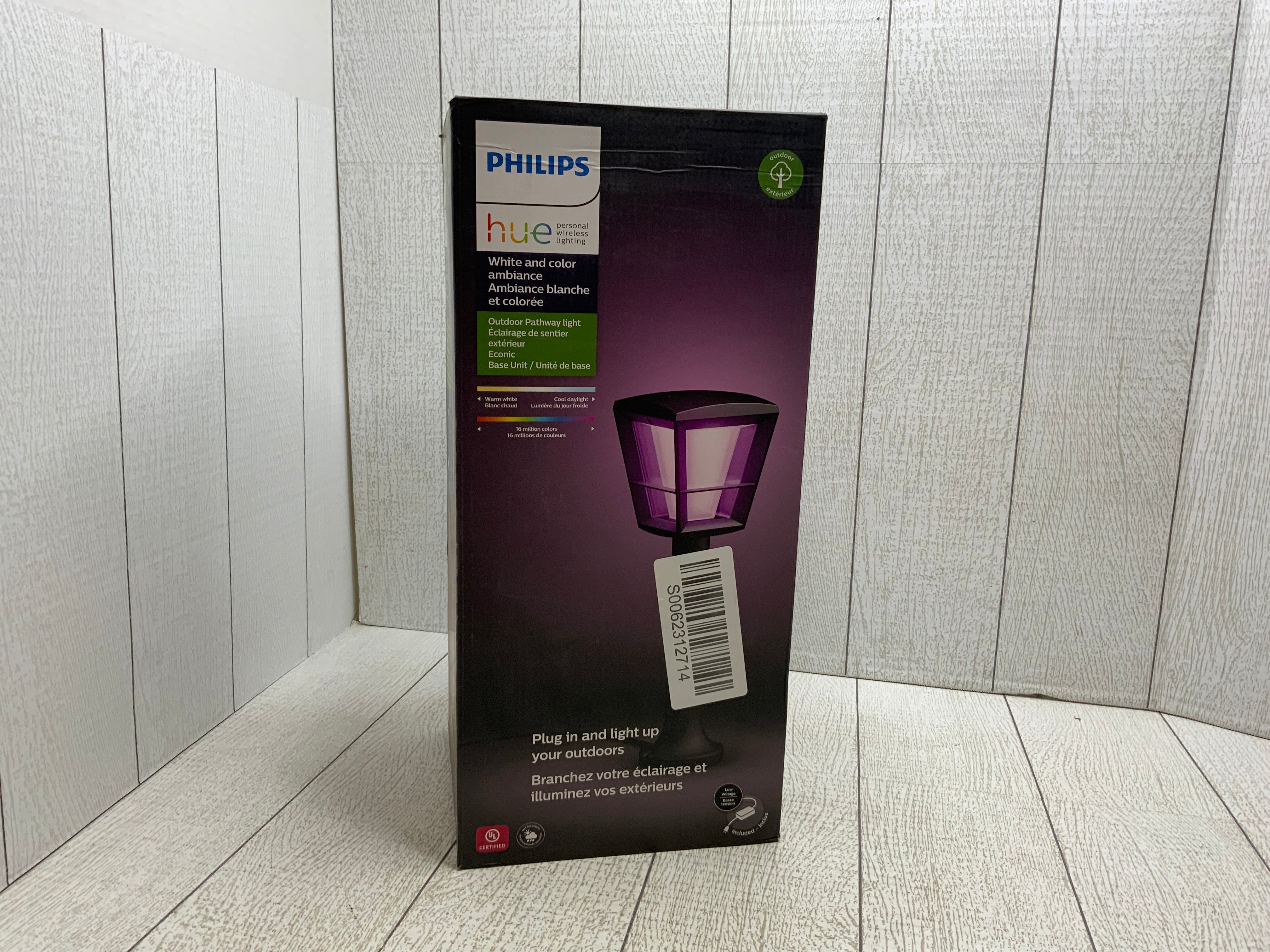 Philips Hue Econic White & Color Ambiance Outdoor Smart Pathway Light Base kit (8042875420910)
